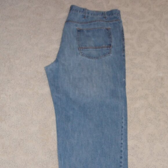 The Foundry Supply Co. Med Wash Demin Jeans Size 46x30 - Picture 1 of 8